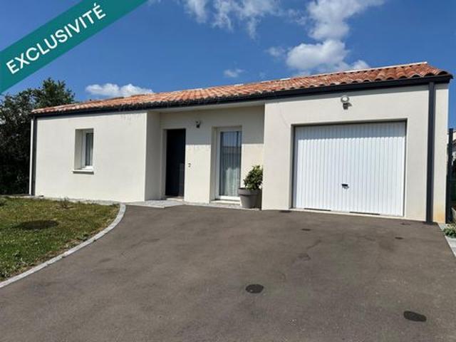 Plain pied de 2023 à Moutiers Les Mauxfaits