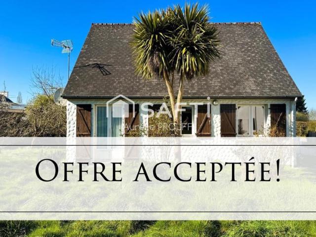 Plain pied de 64 m2, coeur de bourg, Plourin