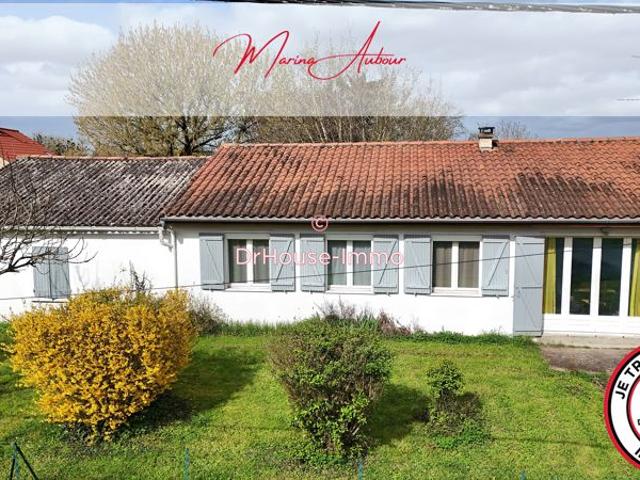 Plain pied de 94 m² avec grand jardin et garage XXL Cheneché / Saint Martin la Pallu