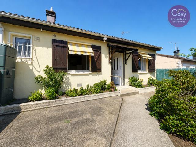 PLAIN PIED, DEUX CHAMBRES, GARAGE LIMITROPHE SOISSONS