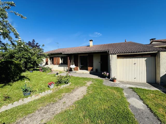 Plain pied T4 avec garage et jardin !