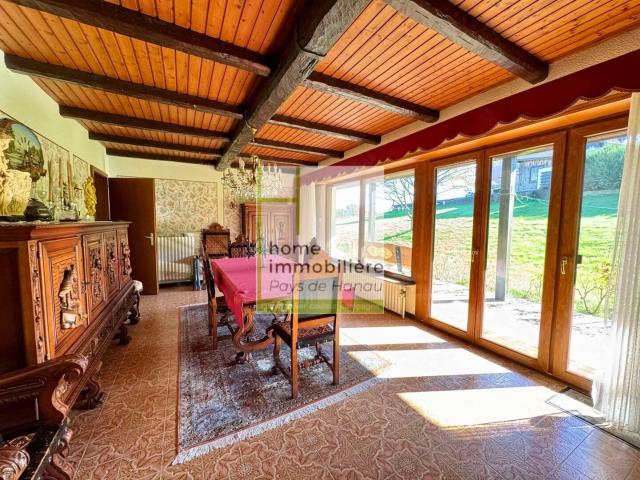 PLAIN PIED 178M2 AU CALME REIPERTSWILLER SUR GRAND TERRAIN