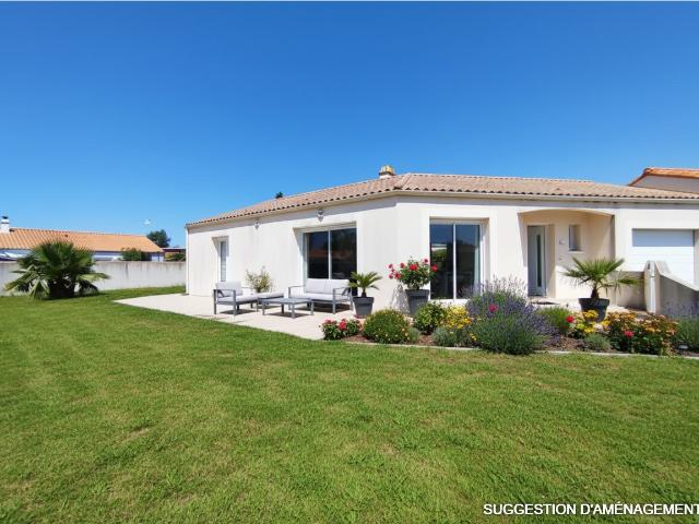 Plain pied 3 chambres Secteur recherché des Sables d’Olonn. 90m² Olonne sur Mer