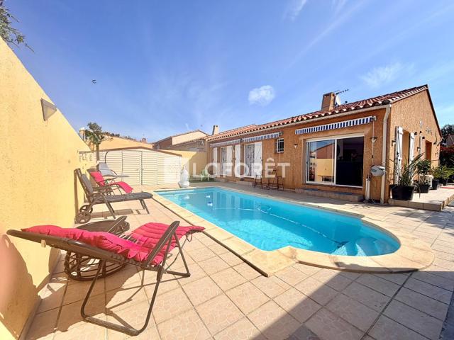 Plain pied 4 pièces, 3 faces, 400m2 terrain, piscine à Broui. 84m² Brouilla