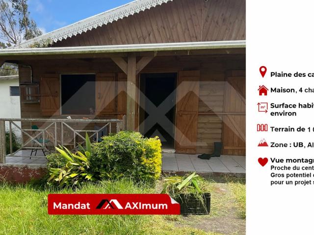 Plaine des Cafres Vente Maison 97