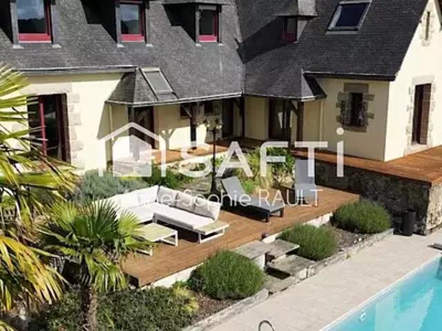 Plaintel 22940 Achat / Vente maison 8 pièces t8 piscine terrasse