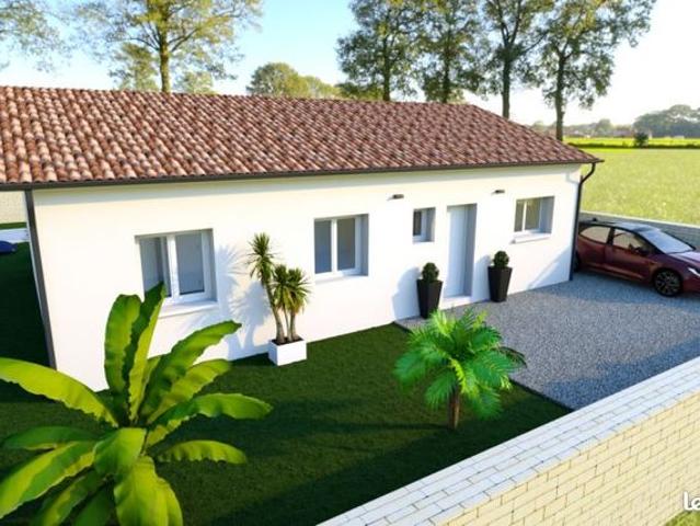 Plaisance du Touch terrain 460 m2 et villa de 90 m2 T4 avec garage