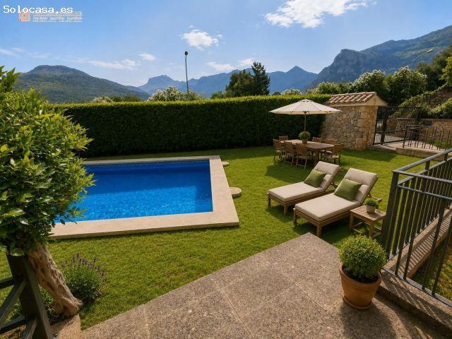 Planta Baja con Espectacular Terraza de 40 m2, Piscina y Vistas a la Serra de Tramuntana en Sóller