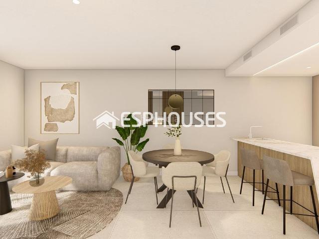 Planta baja en venta en Alcázares Los, Las Lomas de Rame Bahía Bella. Apartamento de obra nueva en esquina con gran terraza junto a Serena Golf en Los Alcázares. Plantas bajas Alcázares.