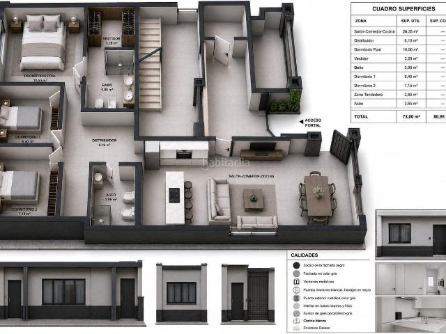 Planta baja en venta en Arganda del Rey, Perlita. VIVIENDA NUEVA A ESTRENAR EN PLANTA BAJA. Plantas bajas Arganda del.