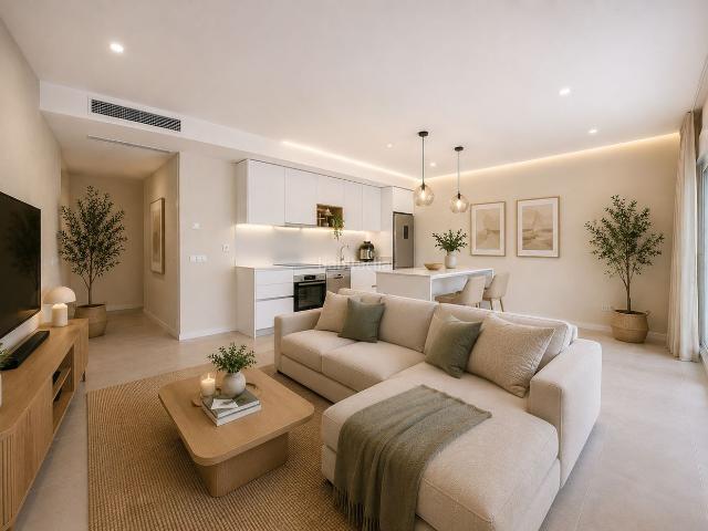 Planta baja en venta en Estepona, Bel Air. Moderno apartamento de 2 dormitorios en una promoción de obra nueva, a poca distancia de todos los servicios y junto al mar. Plantas bajas.