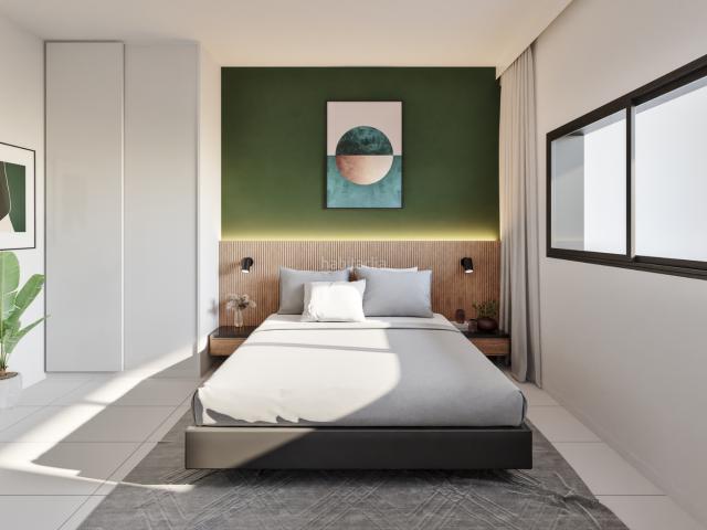 Planta baja en venta en San Miguel de Salinas. El complejo residencial se compone de 165 elegantes pisos, incluidos 30 áticos. Las viviendas pueden ser de 2 o 3 dormitorios y 2. Plantas bajas San.