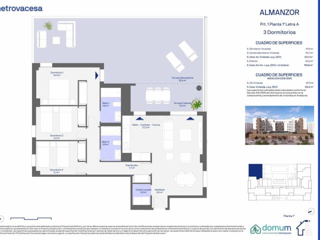 Planta baja en venta en Sevilla, Palmas Altas. Residencial Almanzor Palmas Altas. Plantas bajas.