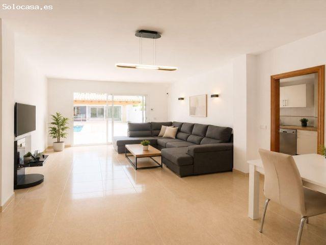 Planta baja reformada con piscina, garaje y zona de barbacoa en Llubí