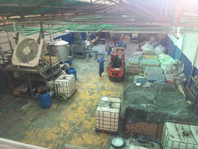 PLANTA DE FORMULACION Y MEZCLADOS DE PRODUCTOS QUIMICOS. GALPON, FONDO