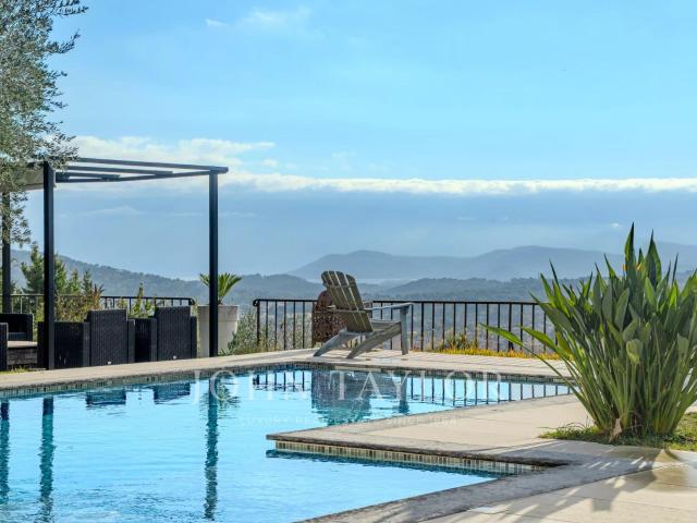 Plascassier, vue mer panoramique 217m² Valbonne