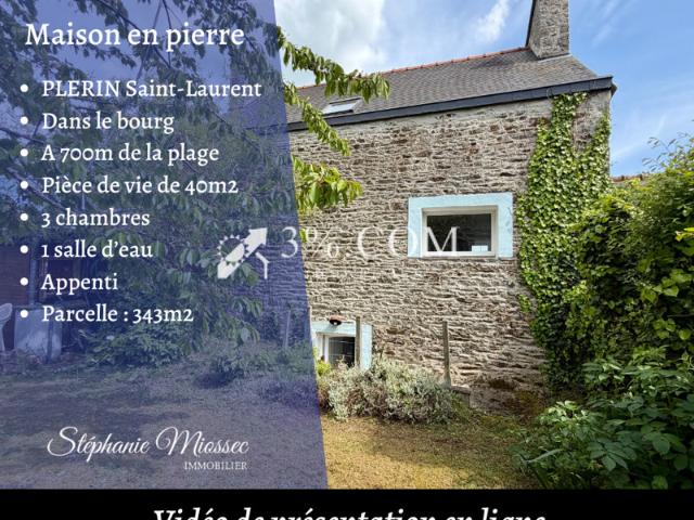 PLÉRIN SAINT LAURENT MAISON DE CHARME RÉNOVÉE À PROXIMITÉ