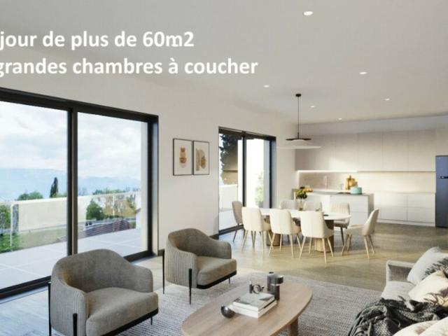 Plus que 2 lots disponibles! Magnifiques appartement de 4,5 pièces avec jardin