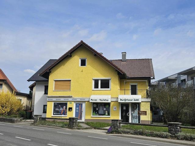 Pinsdorf Zentrum! Wohn und Geschäftshaus mit Gebirgsblick!