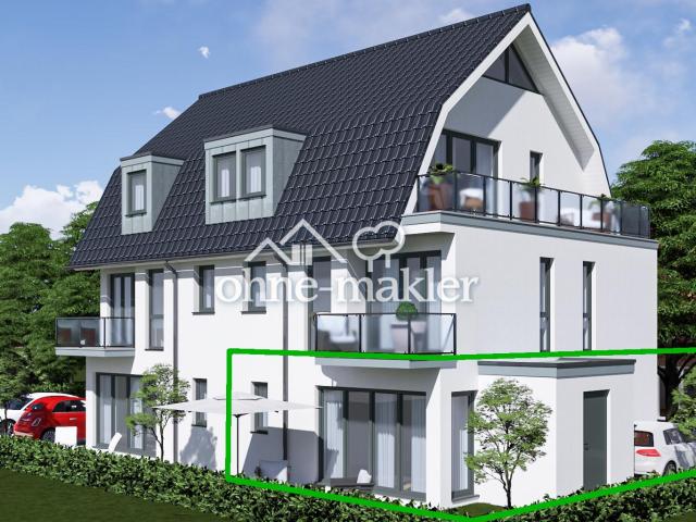 Provisionsfrei, Terrassenwohnung mit Garten, Carport, in zentralnaher Lage von Bad Zwischenahn