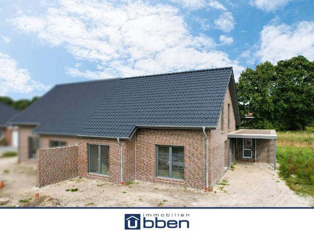 PROVISIONSFREI: Ebenerdige Neubau DHH in Top Sackgassenlage und KFW 40 Stil!