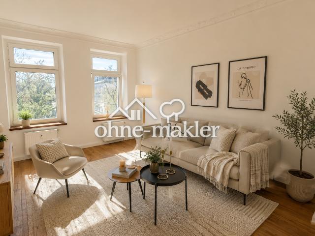 Provisionsfrei & frisch modernisiert: 3 Zimmer Altbau in Leipzig | 4,5% Rendite + 4,5% AfA