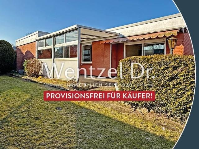 PROVISIONSFREI für Käufer Bungalow in ruhiger Lage mit großzügiger Terrasse, Keller und Garage