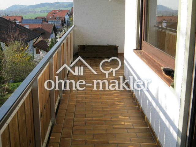 Provisionsfrei, Haldenwang/Allgäu, 5 Zimmer Wohg. mit Fernblick, Garten und Garage zu verkaufen