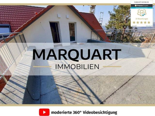 PROVISIONSFREI: Hochwertige Maisonettewohnung, große Terrasse und freier Weitblick