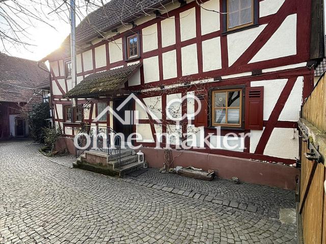 RESERVIERT PROVISIONSFREI Liebevolle Hofreite mit Nebengebäuden und Garten in Ober Widdersheim