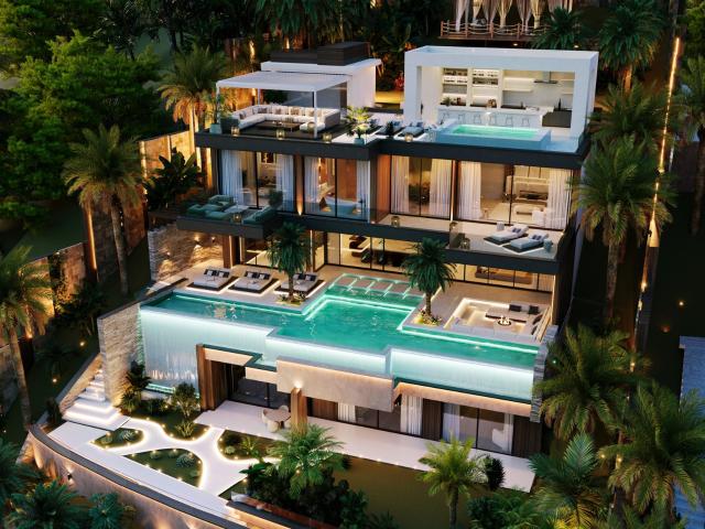 Proyecto Villa fuera del plan con licencia de construcción c. 810m² Marbella