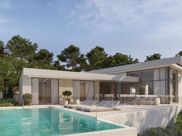 Proyecto de construcción de Chalet moderno de obra nueva en. 371m² Benitachell