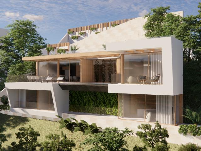 Proyecto de construcción llave en mano de una villa en 1ª línea de mar