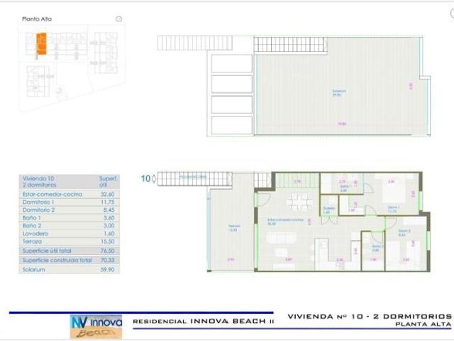 Proyecto de nueva construcción a pequeña escala de 26 apartamentos en Punta Prima, a 1000 m del mar
