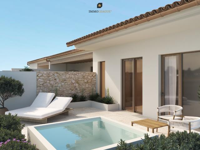 Proyecto de obra nueva V1 Lujosa casa adosada en Santanyí, Mallorca
