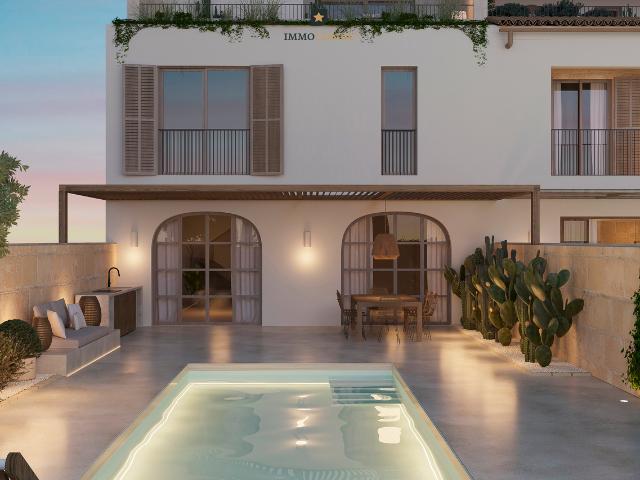 Proyecto de obra nueva V3 Lujosa casa adosada en Santanyí, Mallorca
