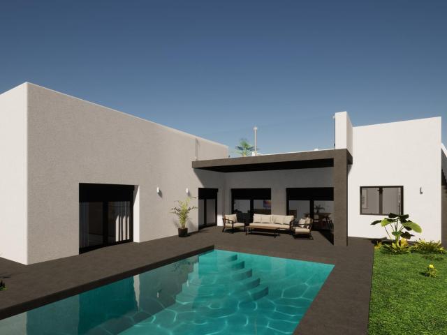 Proyecto muy bonito para una casa moderna 160 m² con 3 dor. 160m² Aspe