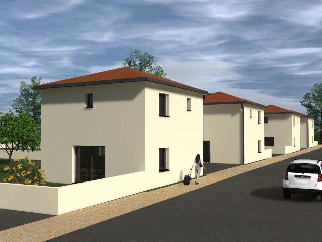 Proche CHANAS sur la commune de EPINOUZE TERRAIN VIABILISÉ 1048 M2