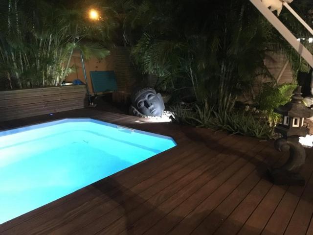 Proche bourg villa avec piscine et carbet à SAINT FRANCOIS 971