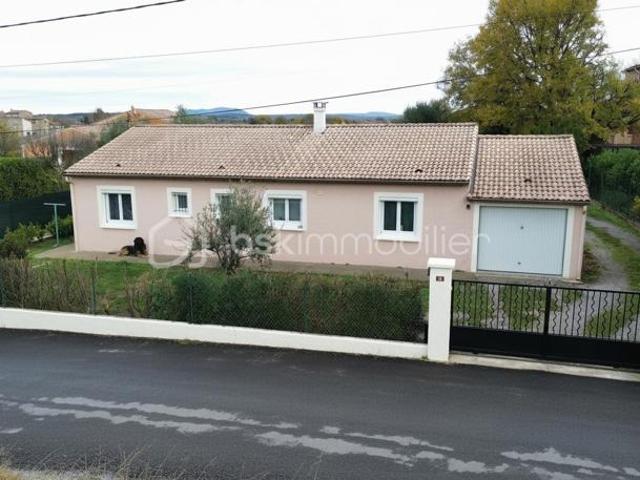 PROCHE D'ANDUZE Maison DE PLAIN PIED AVEC 3 chambres + Garage + Dépendance à aménager –