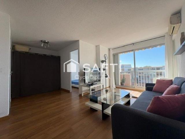 Proche du Seaquarium et des plages du Grau du Roi, découvrez cet appartement idéalement situé