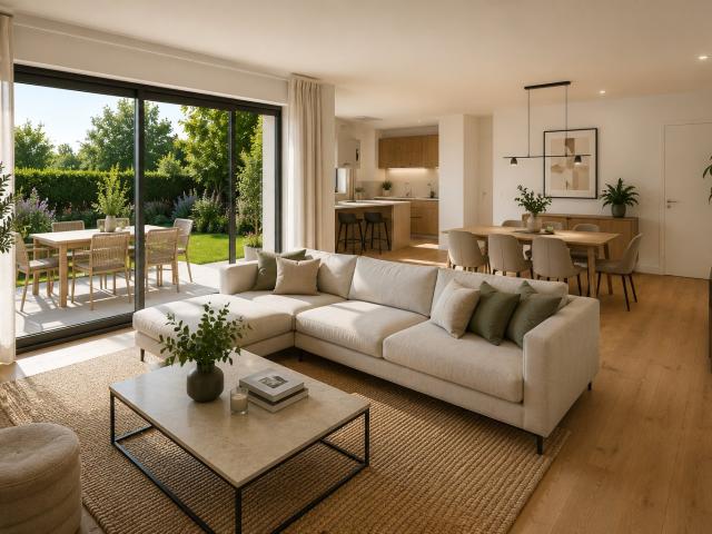 Proche loire en rez de jardin livrable immédiatement 4 pièces, 95 m²