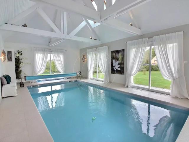 Proche Pont l'Evêque Maison d'architecte ossature bois p. 167m² Le Torquesne