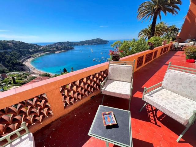 Proche plage, vue mer panoramique 129m² Villefranche sur Mer