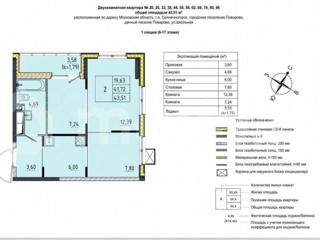 продажа жилая дачный поселок Поварово ул. Школьная, стр. 13
