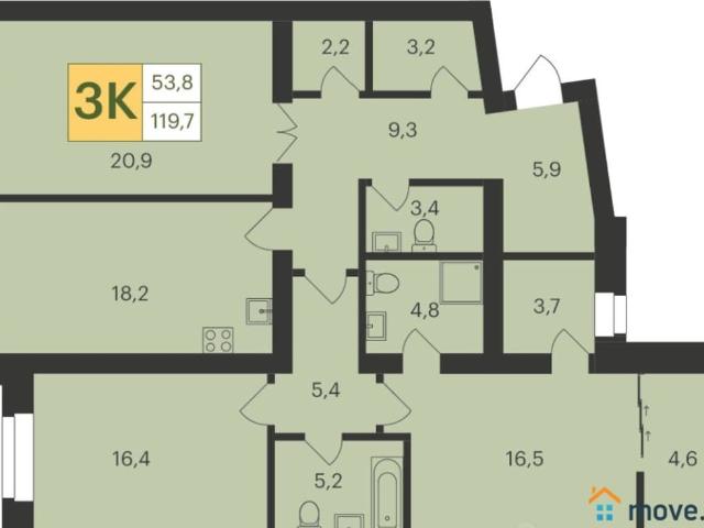 продажа жилая Чебоксары улица И.П. Прокопьева, 7к1