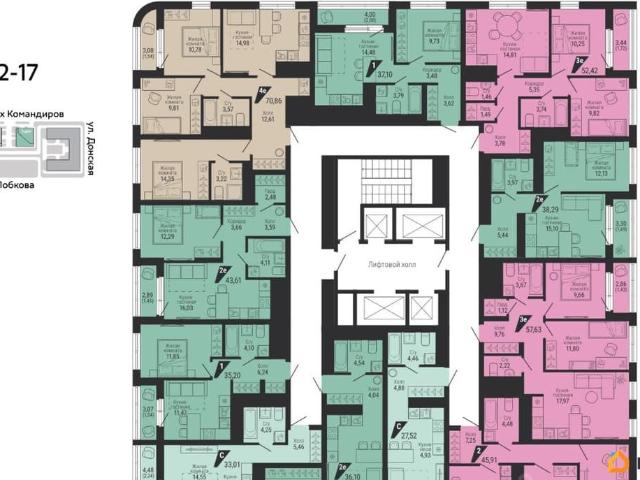 продажа жилая Екатеринбург улица Красных Командиров, Дом 2