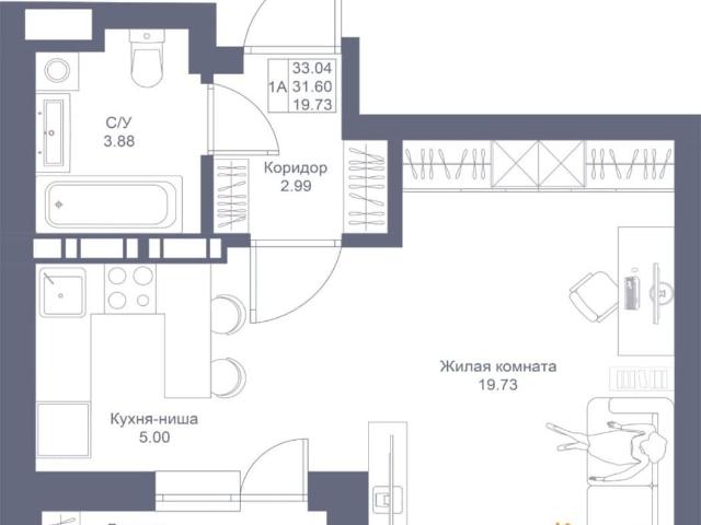 продажа жилая Казань ул. Петра Полушкина, ПК1 2