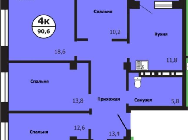 продажа жилая Красноярск улица Лесников, 57