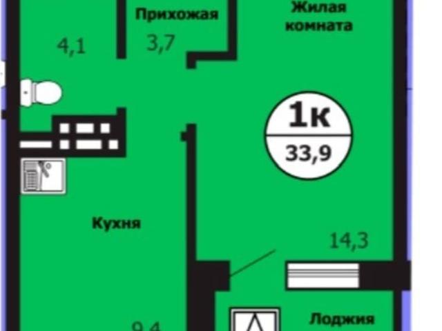 продажа жилая Красноярск улица Лесников, 59
